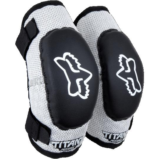 Налокотники детские Fox Titan Elbow Kids Guard Black/Silver, OS, 2021 (08038-464-OS)