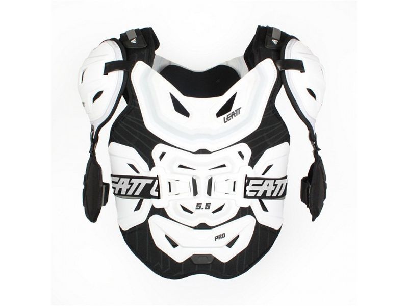 Защита панцирь Leatt Chest Protector 5.5 Pro Взрослый, OS, белый, 2020 (5014101112)