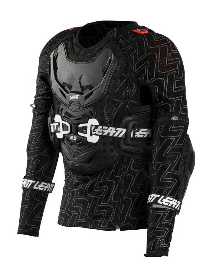 Защита панцирь подростковый Leatt Body Protector 5.5 Junior (2020) Подростковый, L/XL, черная, 2020 (5019410101)