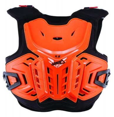 Защита панцирь подростковый Leatt Chest Protector 4.5 Junior Orange/White S/M