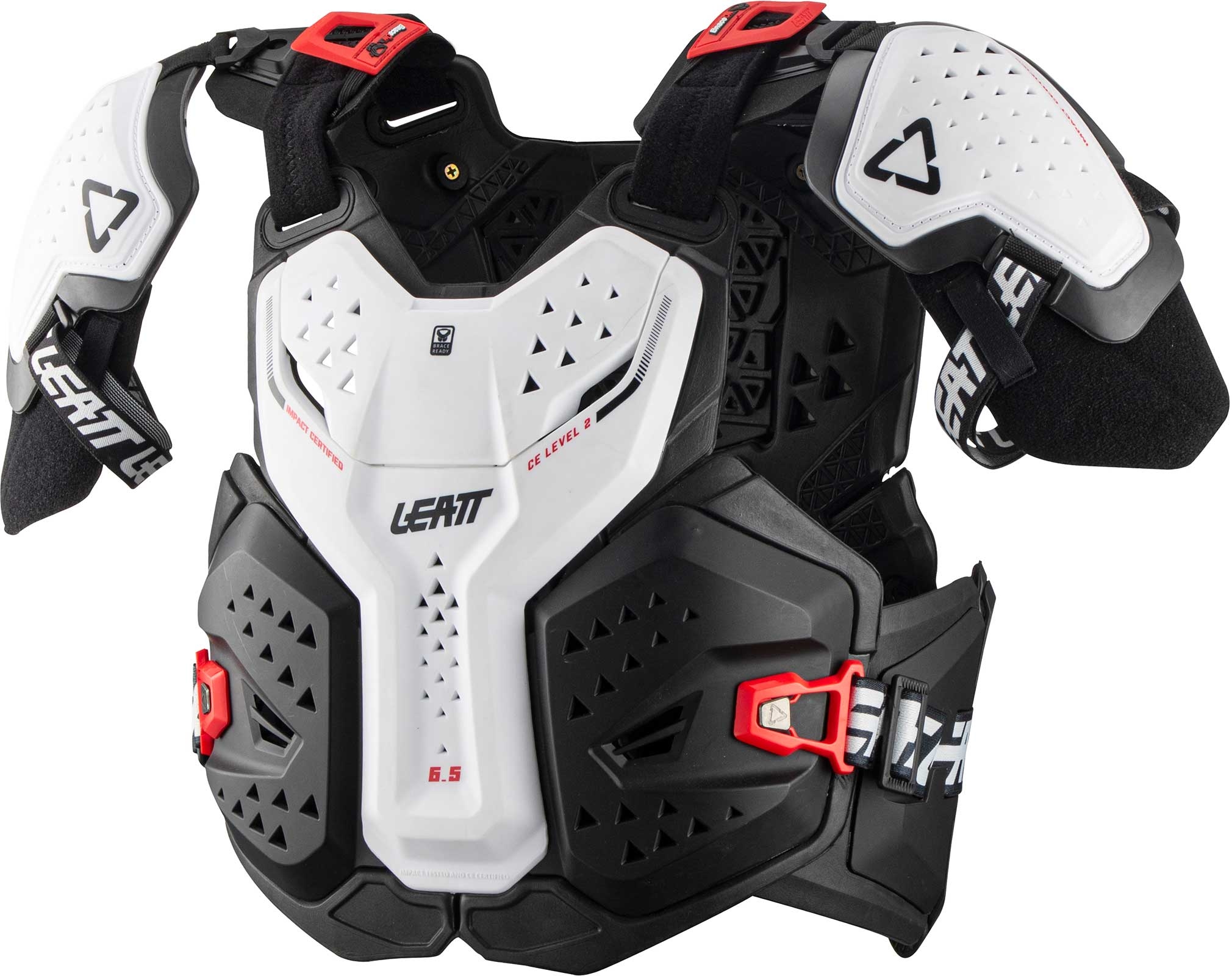 Защита панцирь Leatt Chest Protector 6.5 Pro (White, L/XL, 2025 (5021400221))