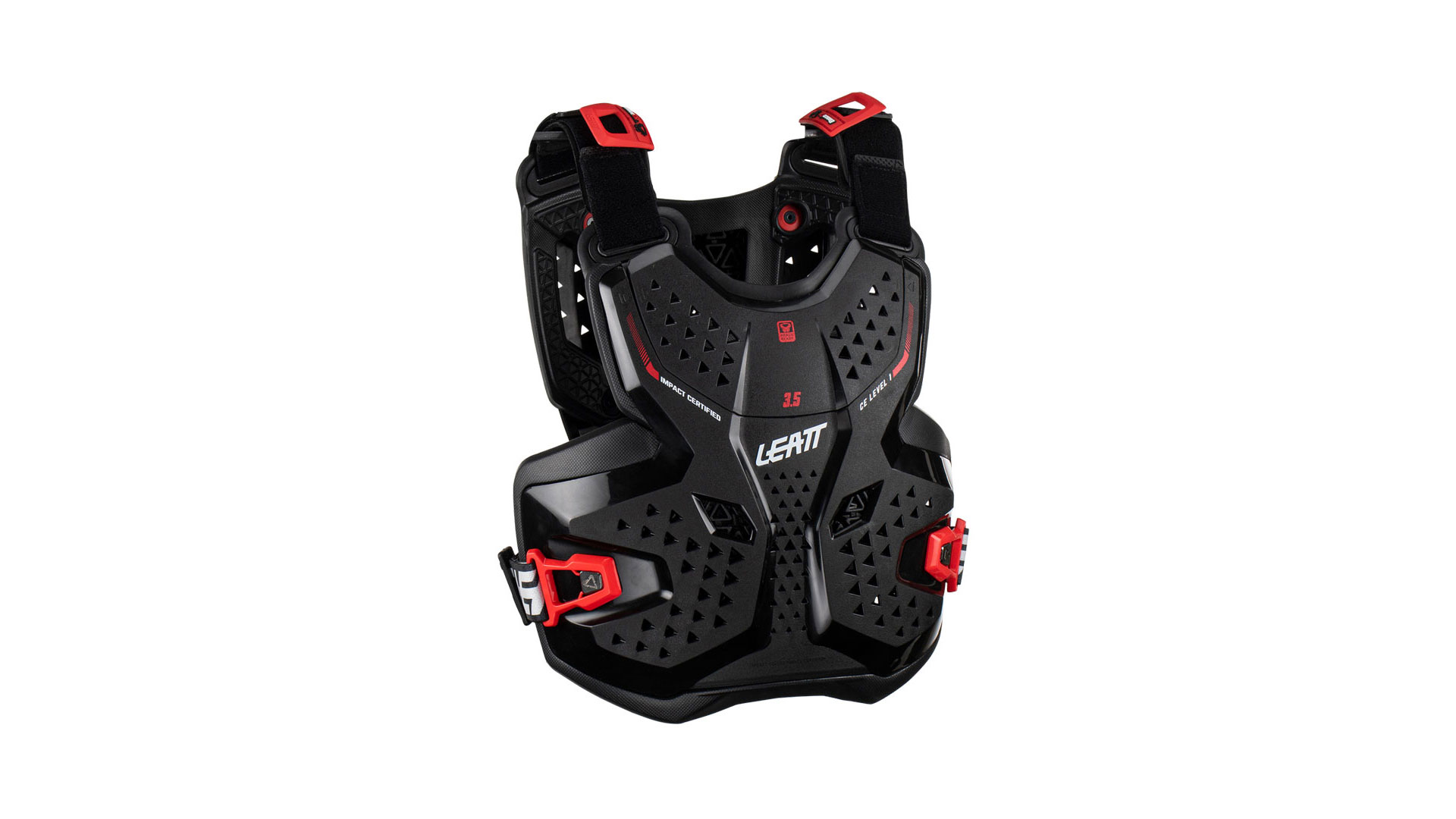 Защита панцирь подростковый Leatt Chest Protector 3.5 Junior (Black/Red, L/XL, 2025 (5023051000))