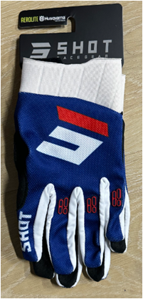 Мотоперчатки Shot Lite Синий/Белый Размер XL (2)