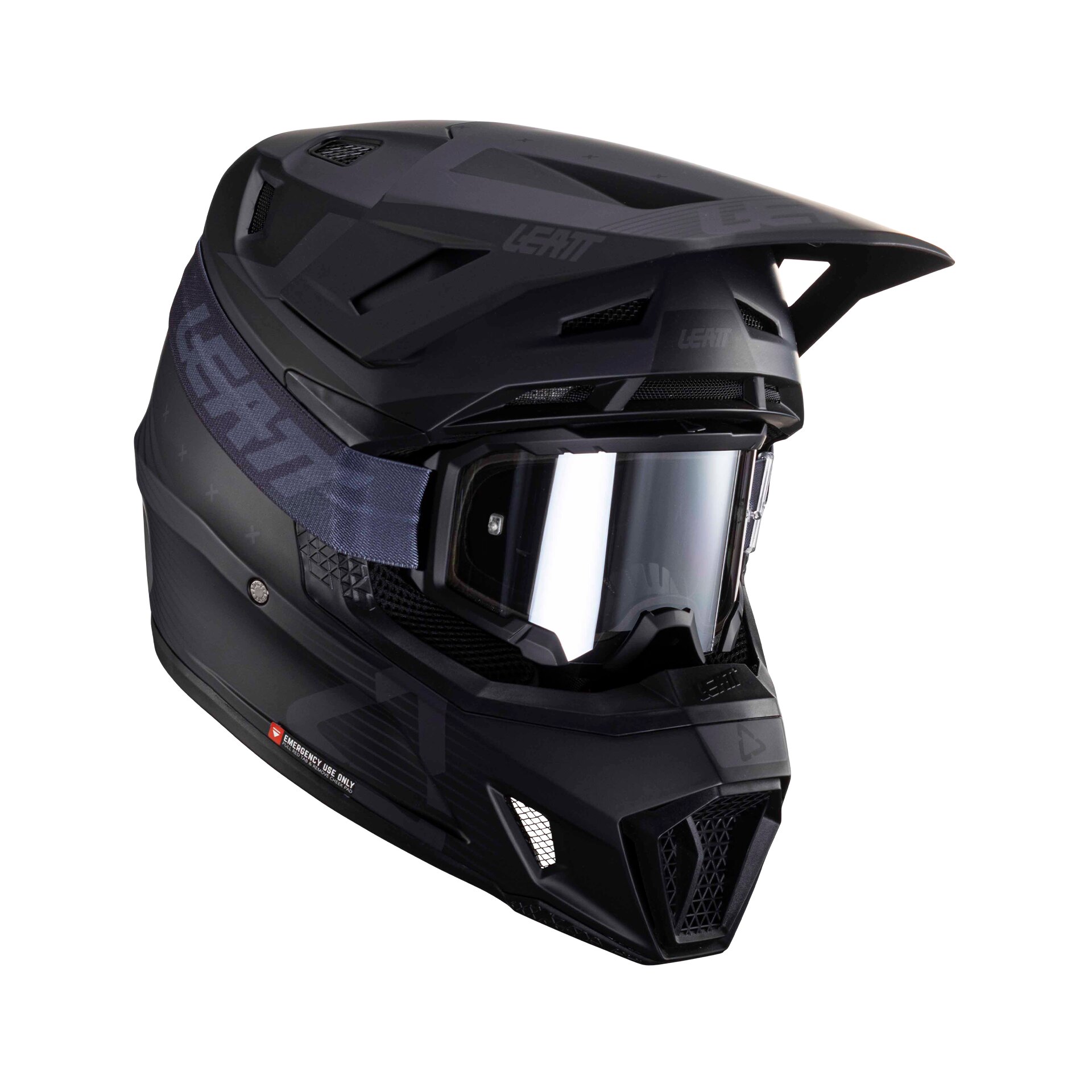 Мотошлем Leatt Moto 7.5 Helmet Kit (Stealth, L, 2024 (1024060323))