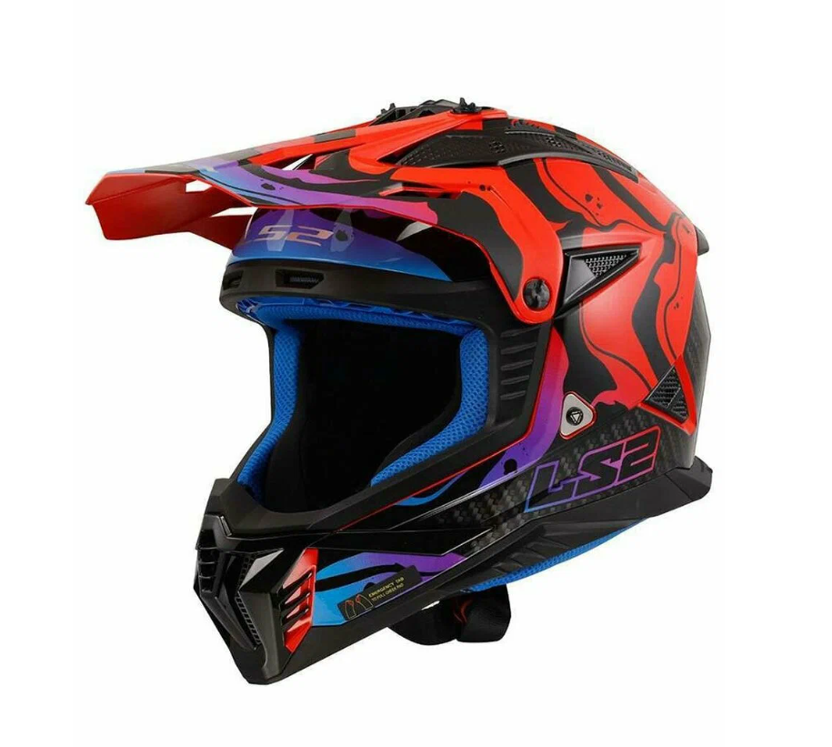 Шлем LS2 MX708 FAST 2 WASH Gloss Red M