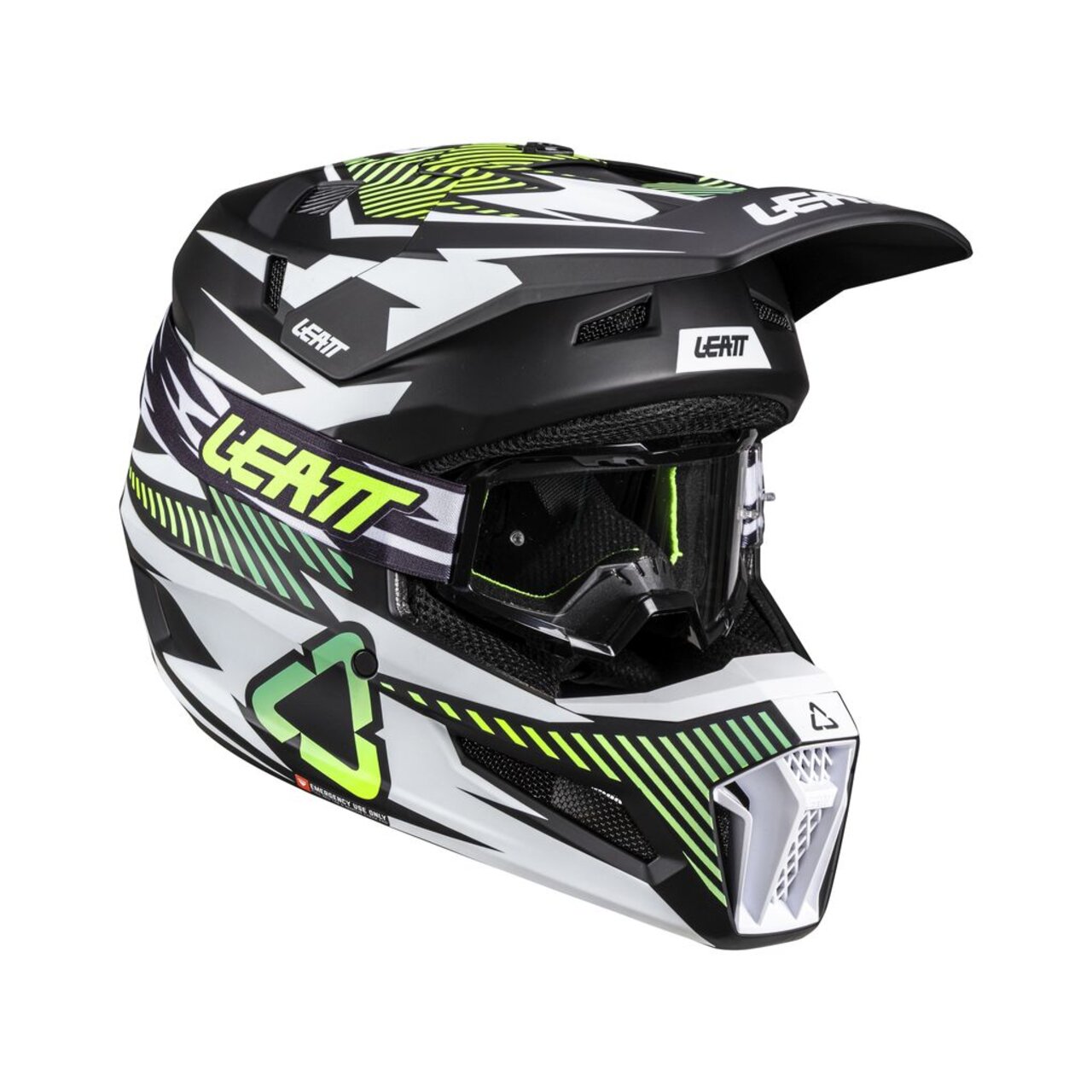 Мотошлем подростковый Leatt Moto 3.5 Helmet Kit (Storm Teal, M, 2026 (1026001070))