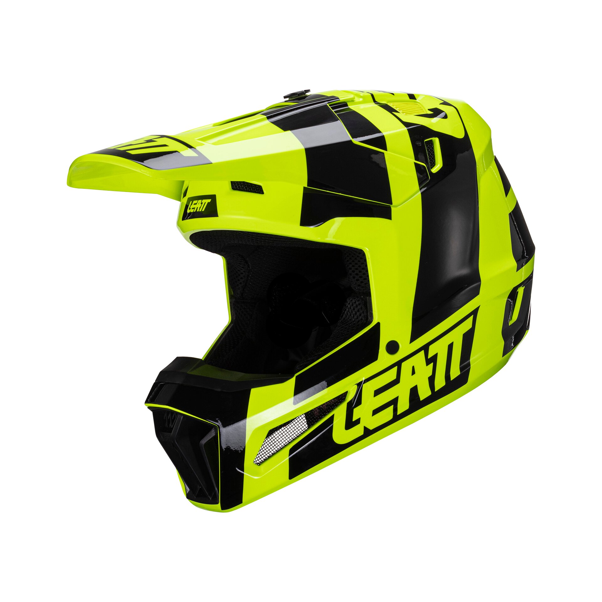 Мотошлем подростковый Leatt Moto 3.5 Junior Helmet (Citrus, L, 2024 (1024060641))