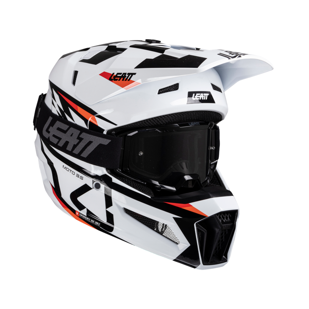 Мотошлем Leatt Moto 3.5 Helmet Kit (White, XS, 2025 (1025100540))
