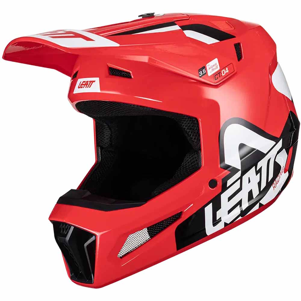 Мотошлем подростковый Leatt Moto 3.5 Junior Helmet (Red, M, 2024 (1024060680))