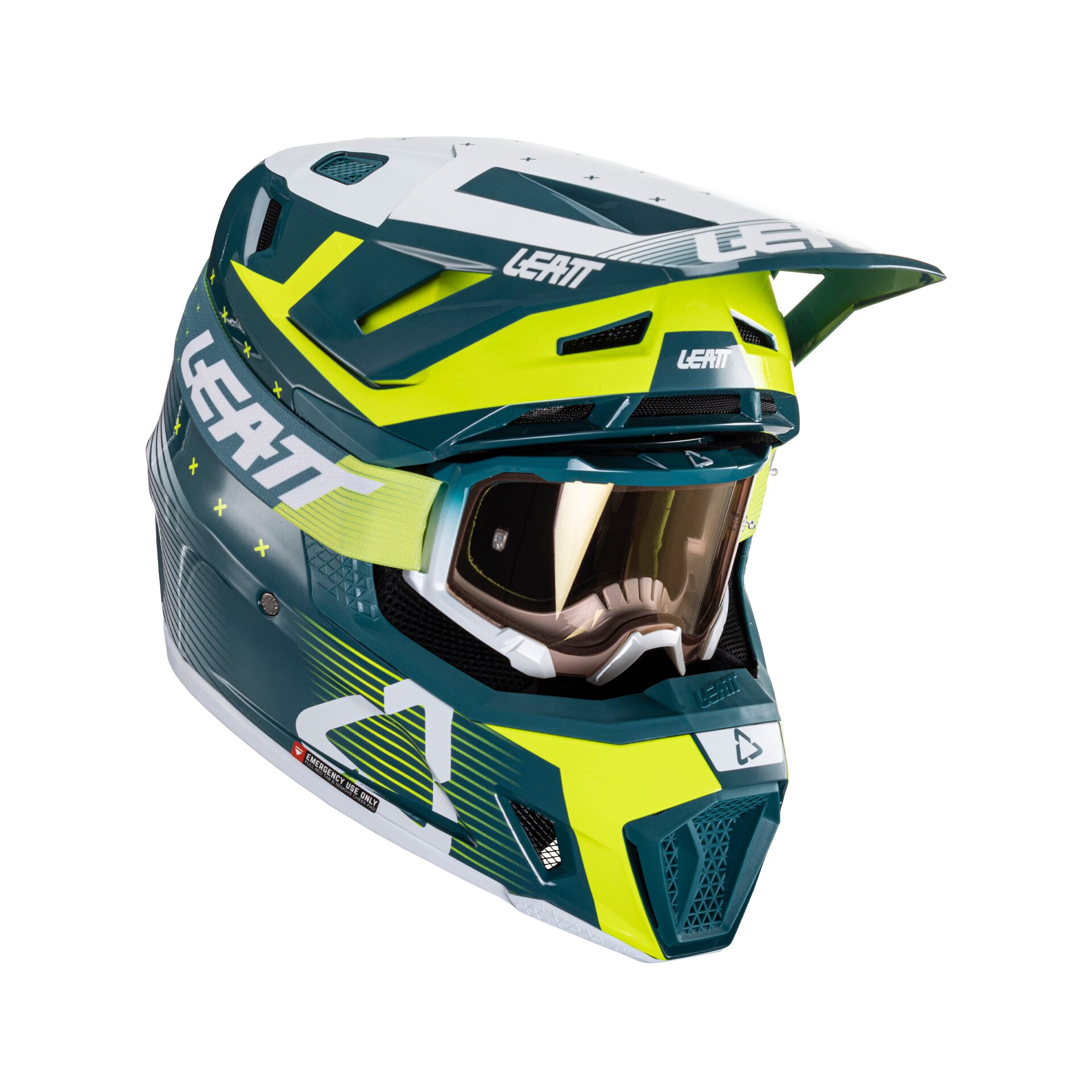 Мотошлем Leatt Moto 7.5 Helmet Kit (Acid Fuel, M, 2024 (1024060222))