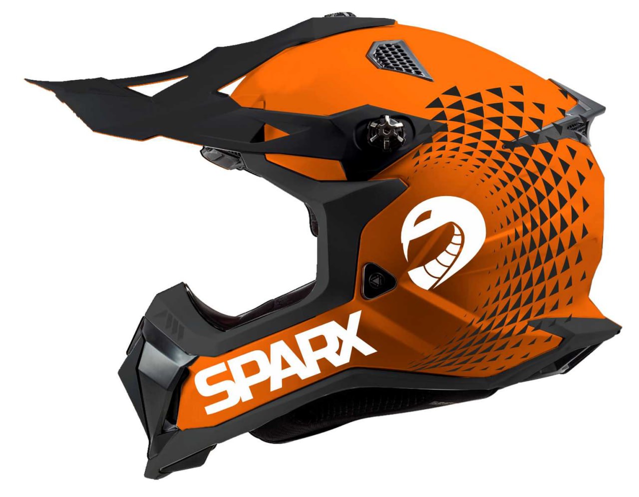 Шлем эндуро SPARX Raptor (JH-601) (оранжево-черный, S)