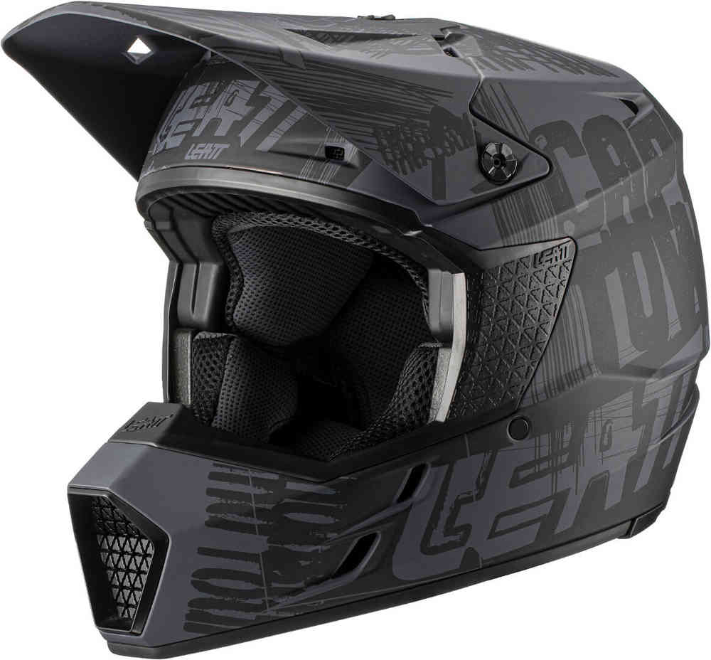 Мотошлем Leatt Moto 3.5 Helmet Black, L, 2021 (1021000213)