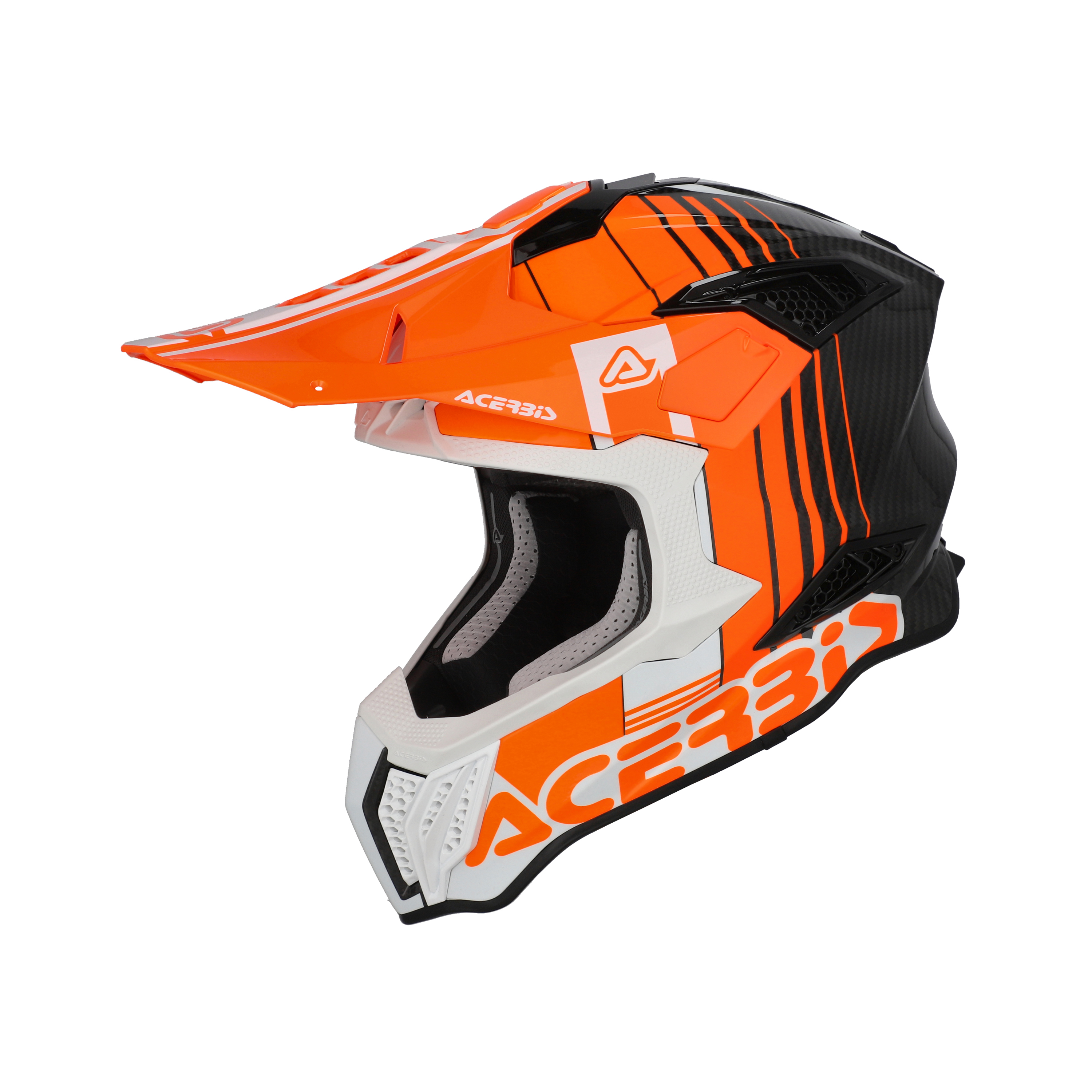 Шлем Acerbis AIRSTRIKE-C Orange/White, L