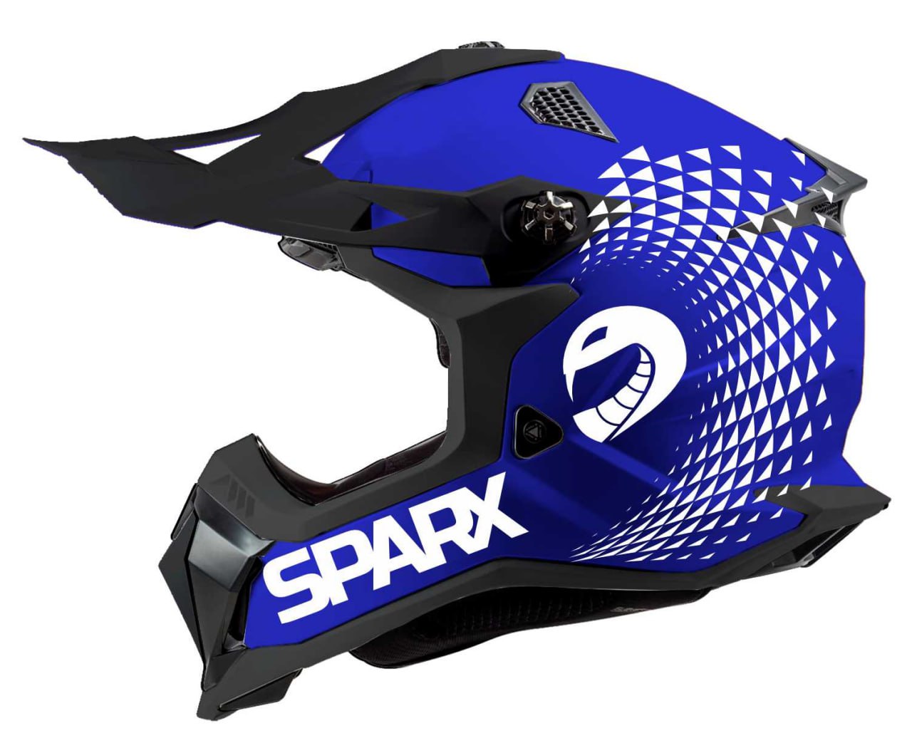 Шлем эндуро SPARX Raptor (JH-601) (сине-черный, M)