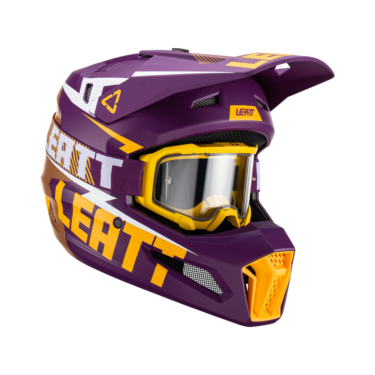 Мотошлем Leatt Moto 3.5 Helmet Kit (Indigo, M, 2023 (1023011052))