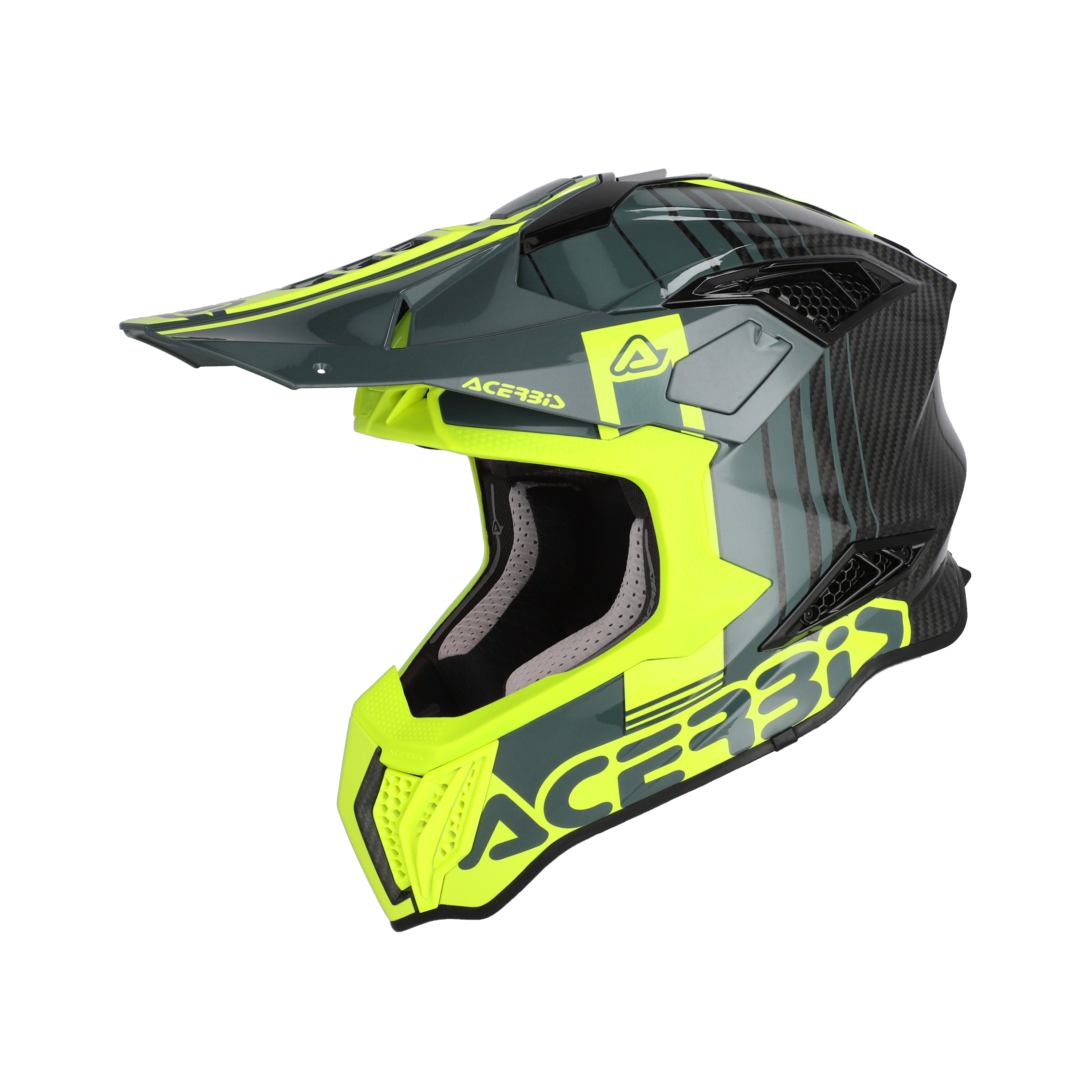 Шлем Acerbis AIRSTRIKE-C Black/Fluo Yellow, S