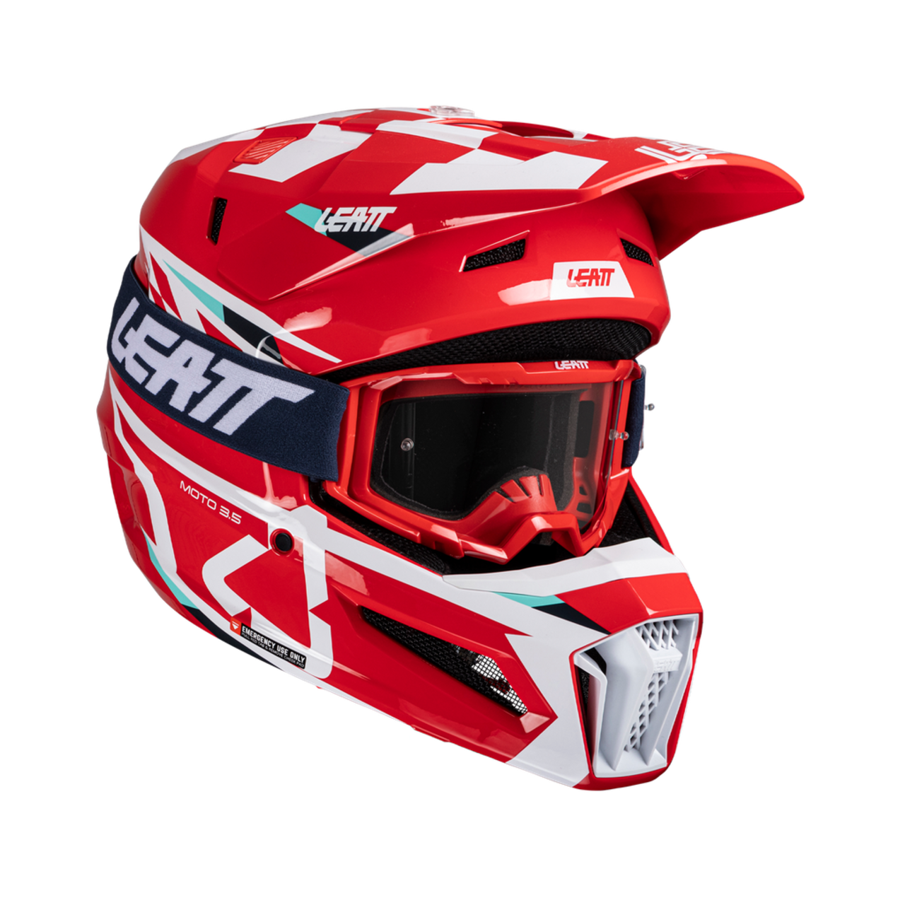 Мотошлем Leatt Moto 3.5 Helmet Kit (Red, L, 2025 )