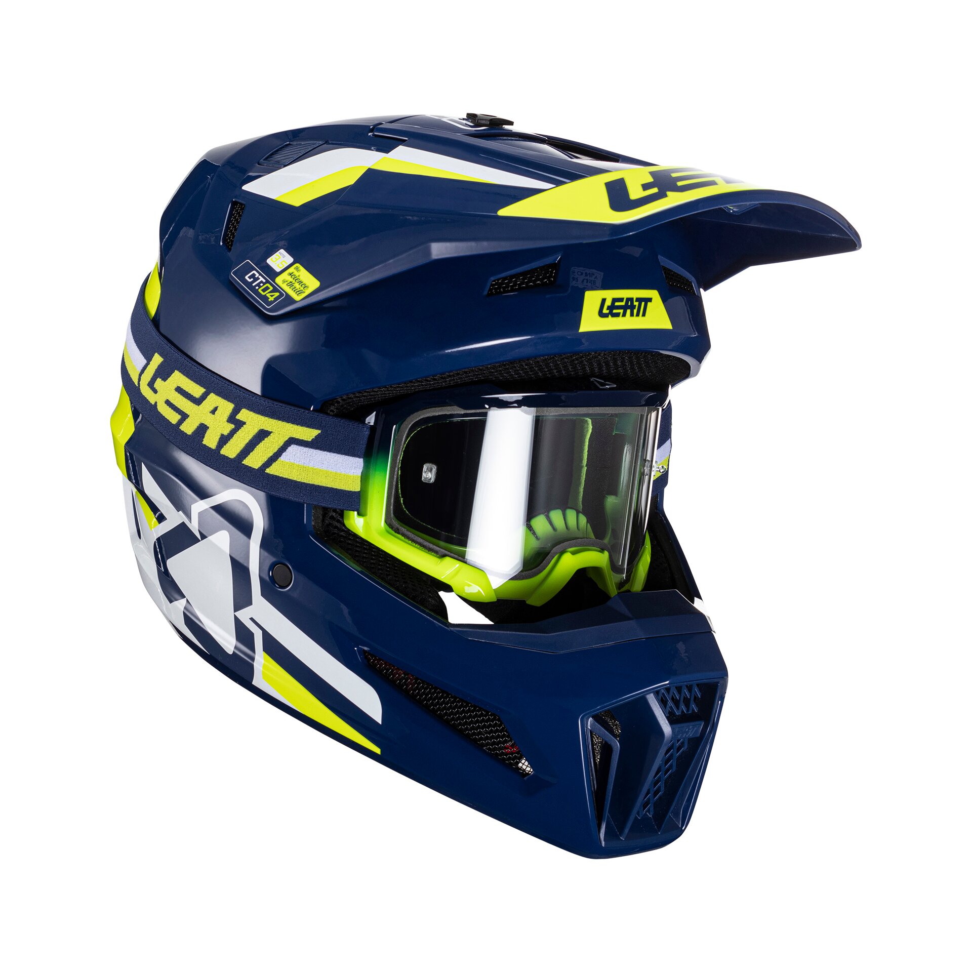 Мотошлем Leatt Moto 3.5 Helmet Kit (Blue, L, 2024 (1024060403))