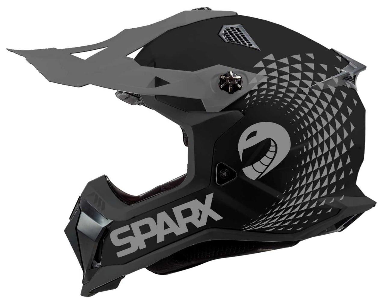 Шлем эндуро SPARX Raptor (JH-601) (черный матовый, M)