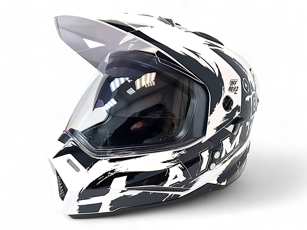 Шлем детский AiM JK802Y White/Black, Y/L