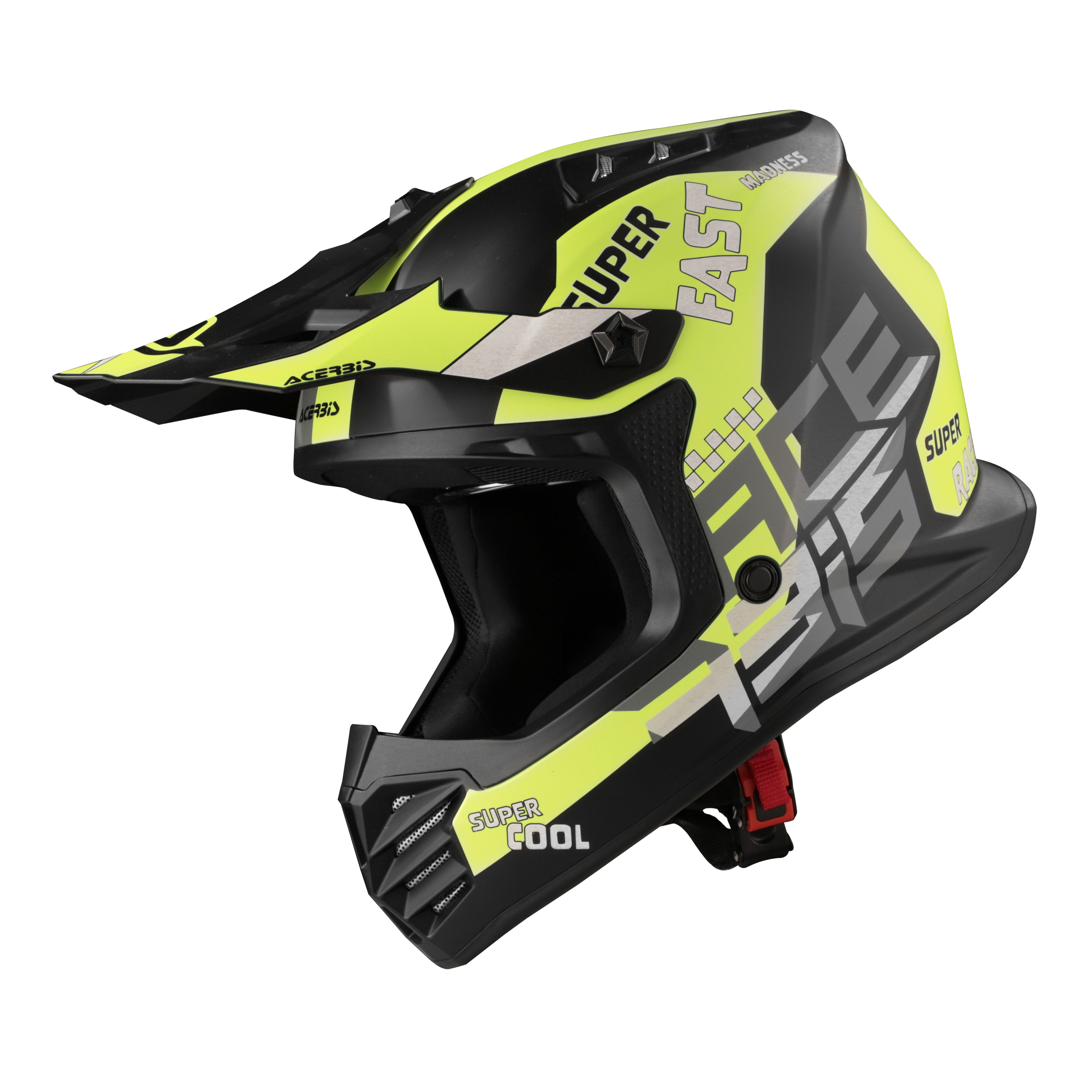 Шлем детский Acerbis PROFILE JUNIOR Black/Yellow-Fluo, L (51-52)