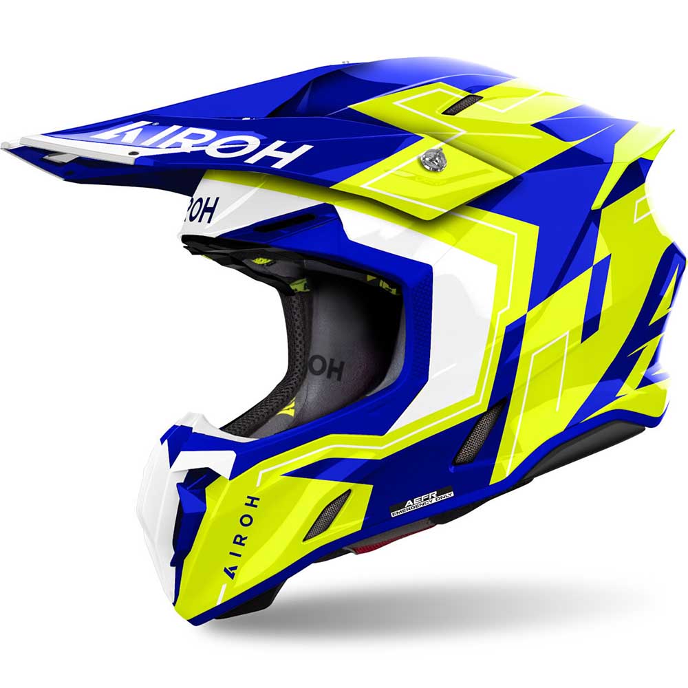 Шлем Airoh TWIST 3 DYNASTY Blue/Yellow Gloss, XL