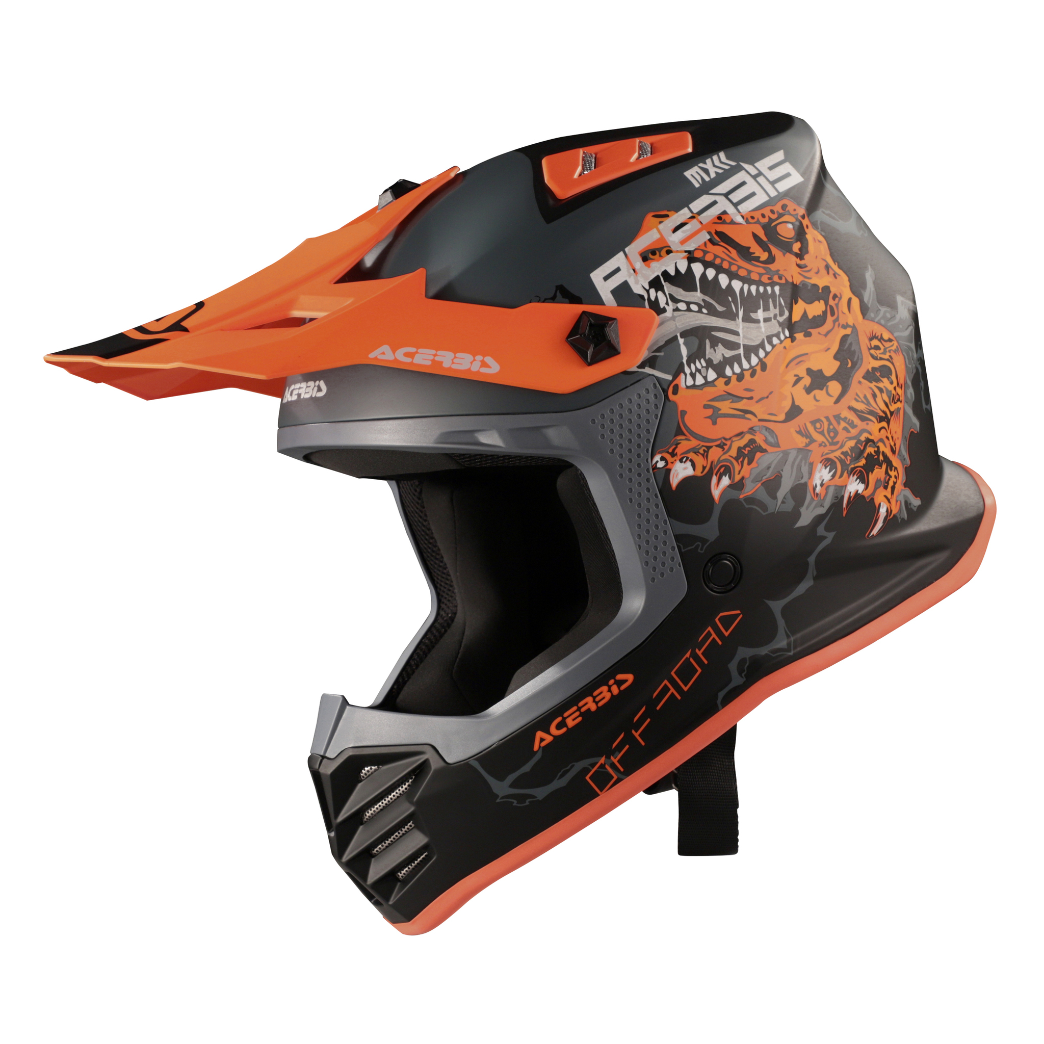 Шлем детский Acerbis PROFILE JUNIOR Nero/Arancio, XL (53-54)