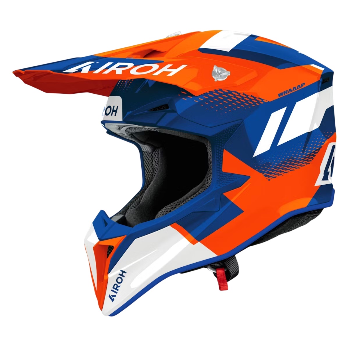 Шлем Airoh WRAAAP VISION Orange/Blue Gloss, XXL