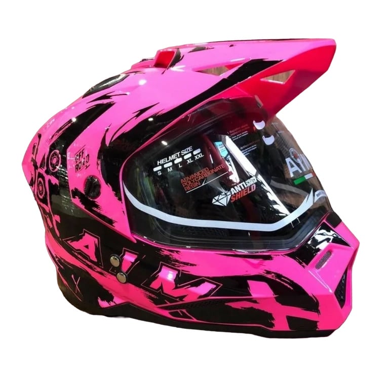 Шлем детский AiM JK802Y Pink/Black, Y/L