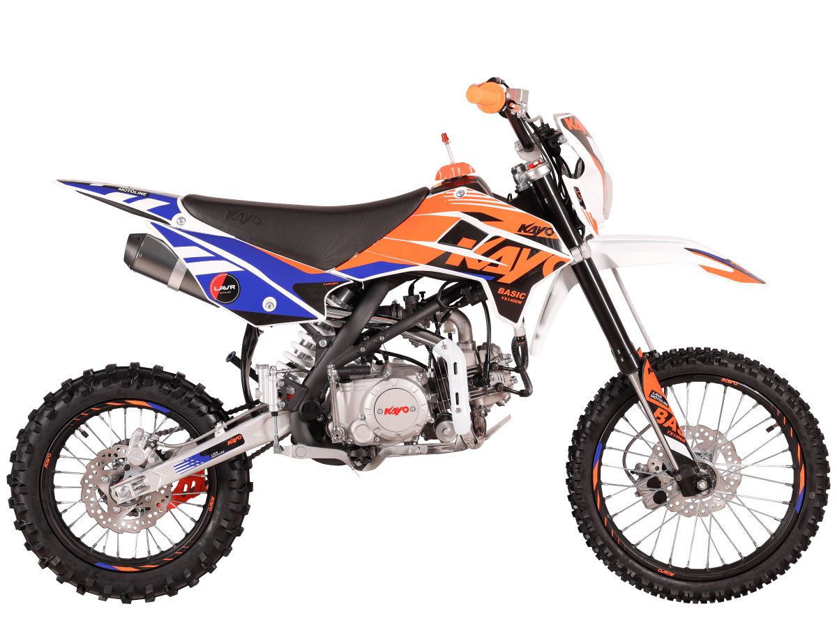 Питбайк Kayo Basic YX140EM 17/14 KRZ (механ. сцепл., эл.стартер 2026 г.)